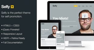 Selfy-Personal-Site-Template